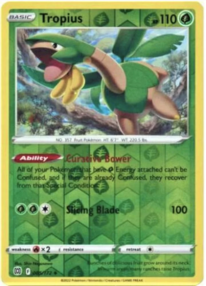Tropius #005 — Astros Brillantes (Reverse Holo)