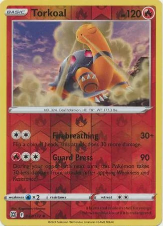Torkoal #023 — Astros Cintilantes (Reverse Holo)