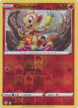Chimchar #024 — Astros Cintilantes (Reverse Holo)