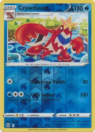 Crawdaunt #033 — Astros Cintilantes (Reverse Holo)