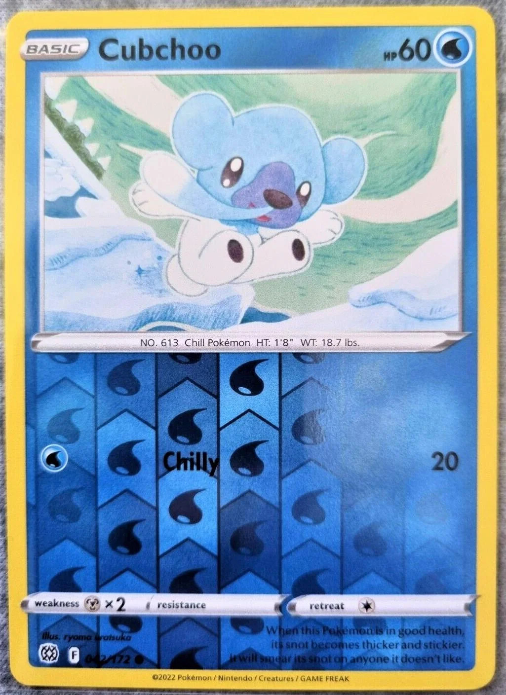 Cubchoo #042 — Astri Lucenti (Reverse Holo)