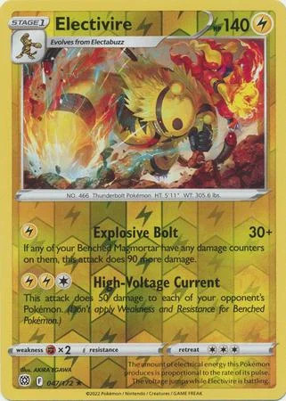 Electivire #047 — Astri Lucenti (Reverse Holo)