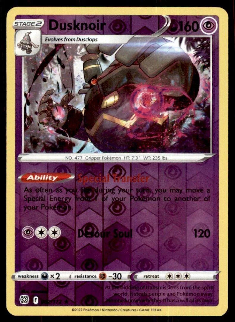 Dusknoir #062 — Astros Cintilantes (Reverse Holo)