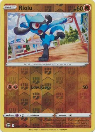 Riolu #078 — Astros Brillantes (Reverse Holo)