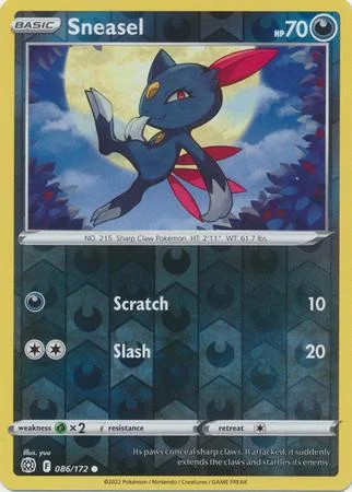 Sneasel #086 — Astri Lucenti (Reverse Holo)