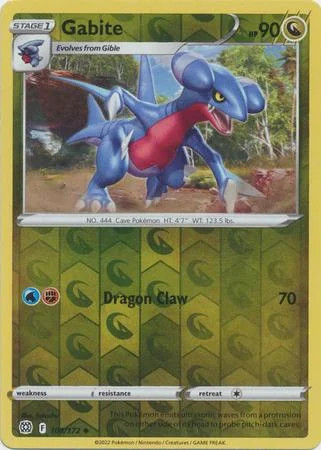 Gabite #108 — Astros Cintilantes (Reverse Holo)