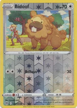 Bidoof #120 — Astros Cintilantes (Reverse Holo)