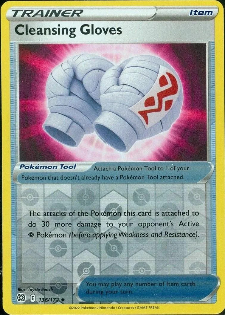 Reinigende Handschuhe #136 — Strahlende Sterne (Reverse Holo)
