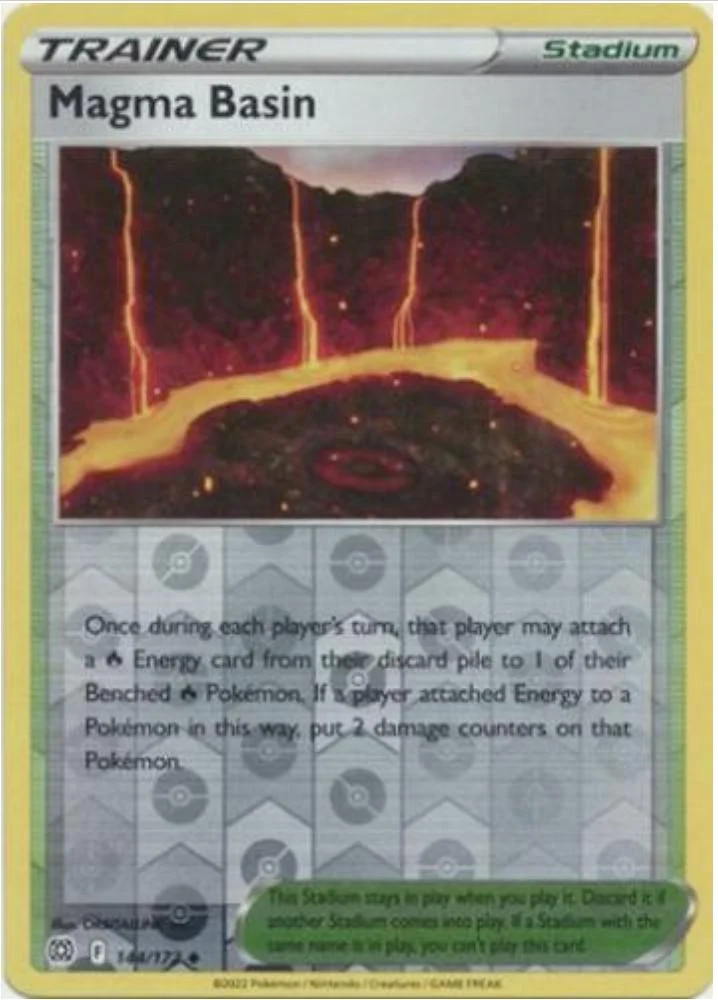 Cuenca de Magma #144 — Astros Brillantes (Reverse Holo)