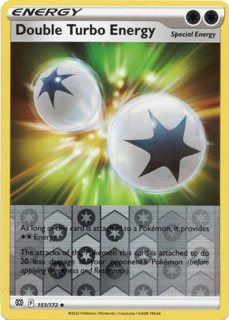 Doble Energía Turbo #151 — Astros Brillantes (Reverse Holo)