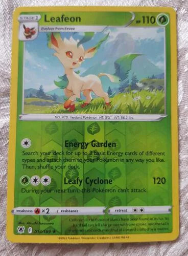 Leafeon #013 — Estrelas Radiantes (Reverse Holo)