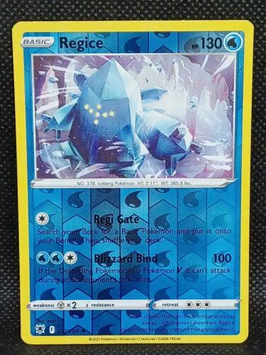 Regice #037 — Astres Radieux (Reverse Holo)