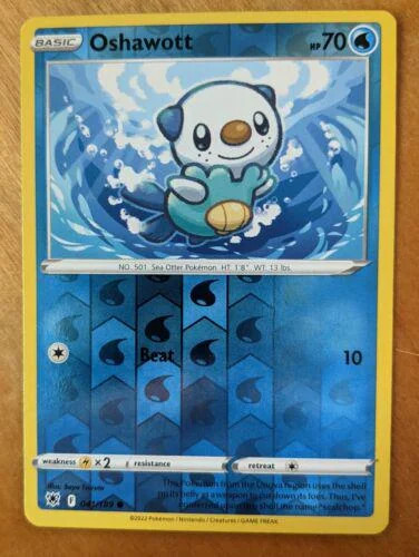 Oshawott #041 — Lucentezza Siderale (Reverse Holo)