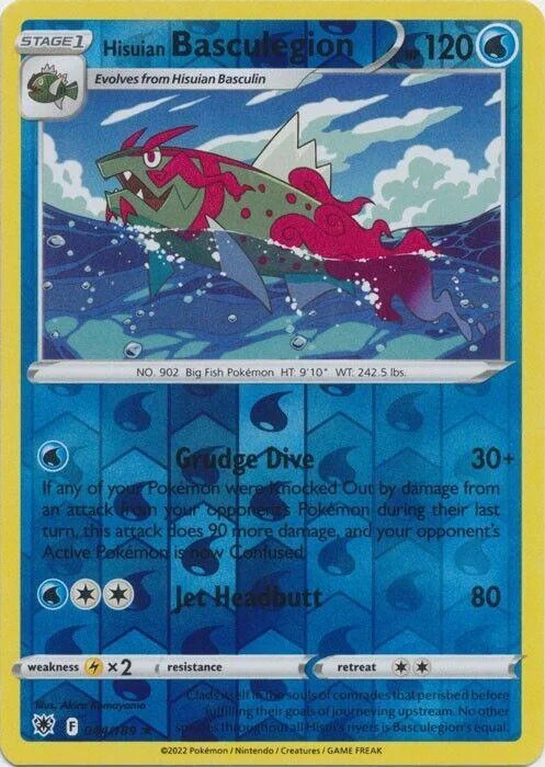 Basculegion di Hisui #044 — Lucentezza Siderale (Reverse Holo)