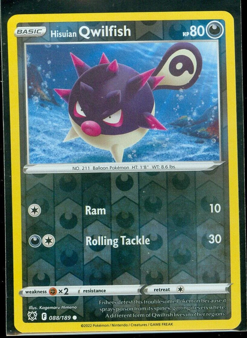 Hisui-Baldorfish #088 — Astralglanz (Reverse Holo)