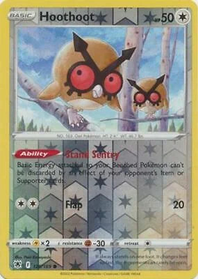Hoothoot #120 — Resplandor Astral (Reverse Holo)