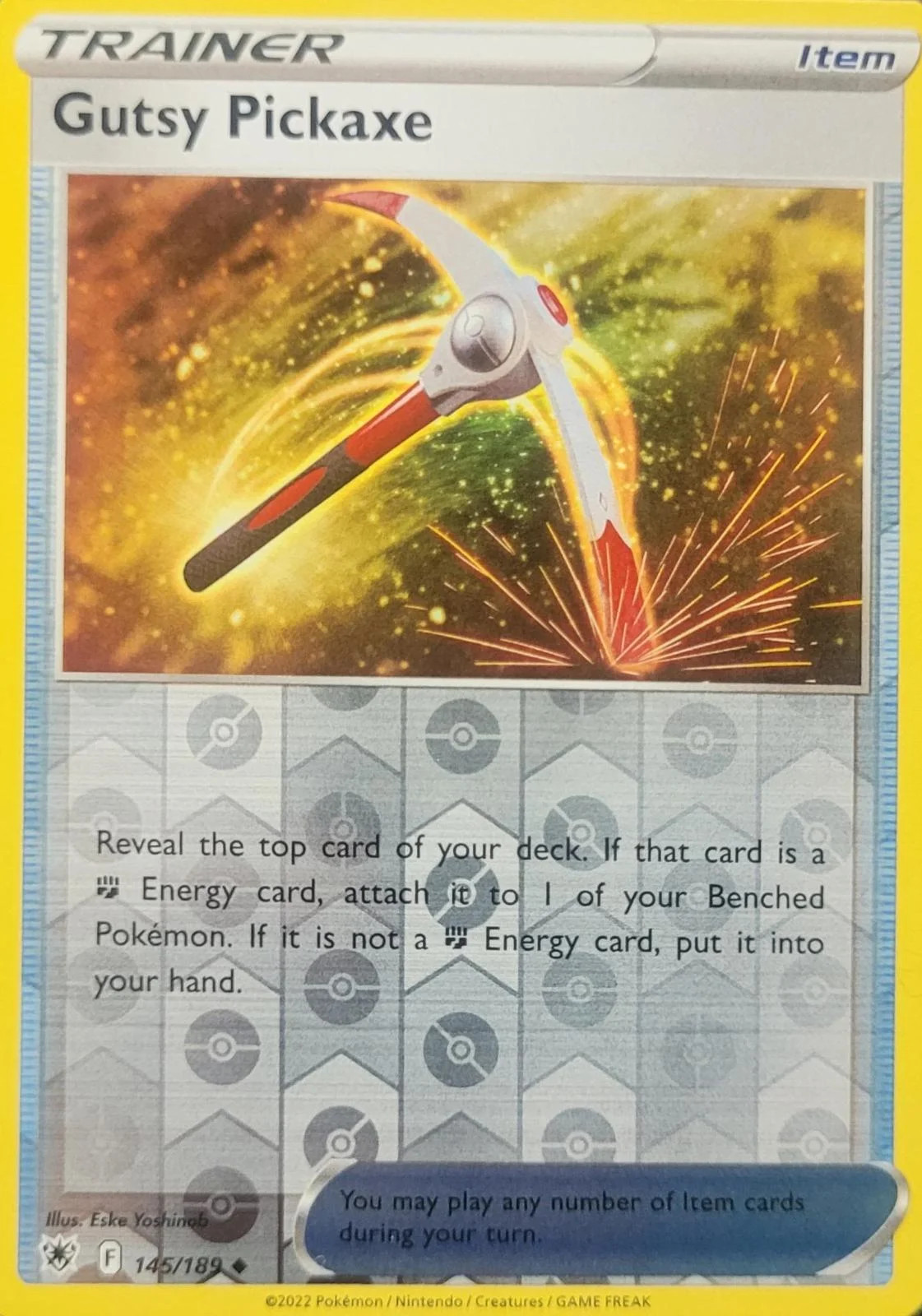 Mutige Spitzhacke #145 — Astralglanz (Reverse Holo)