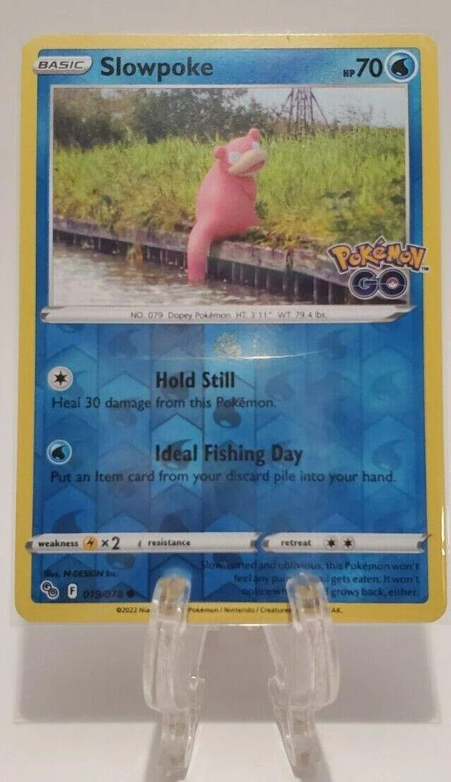 Slowpoke #019 — Pokémon GO (Reverse Holo)