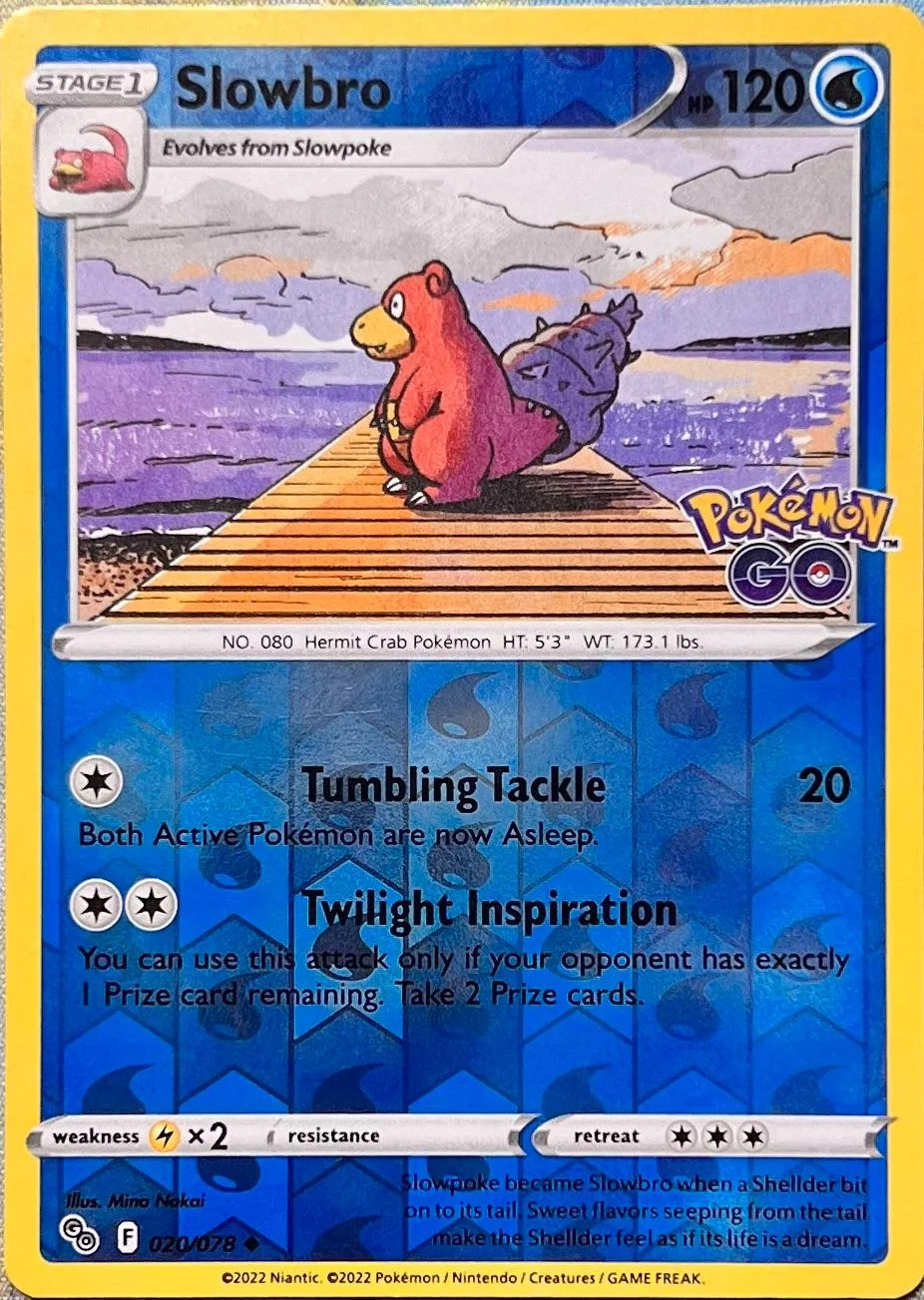 Slowbro #020 — Pokémon GO (Reverse Holo)