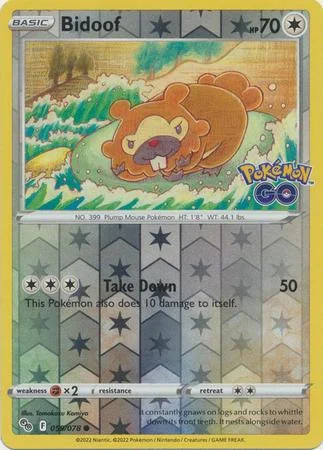 Bidiza #059 — Pokémon GO (Reverse Holo)