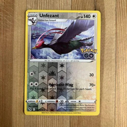 Unfezant #063 — Pokémon GO (Reverse Holo)