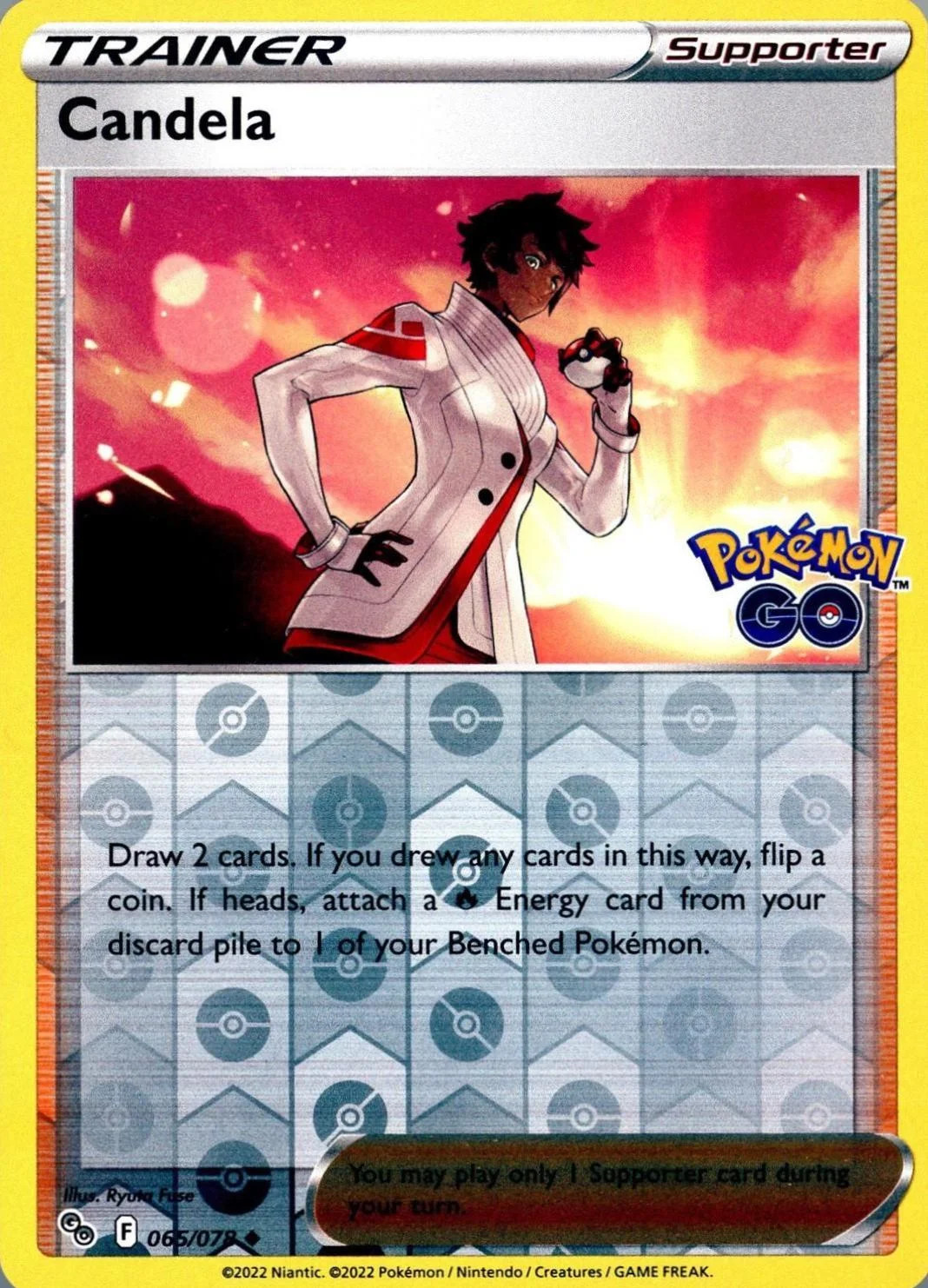 Candela #065 — Pokémon GO (Reverse Holo)