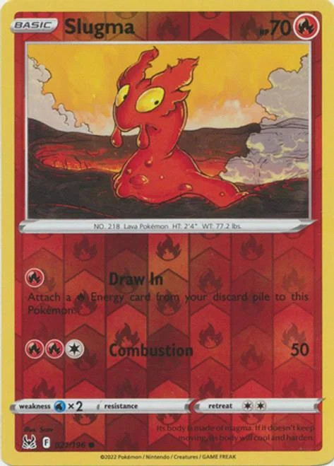 Slugma #021 — Origem Perdida (Reverse Holo)
