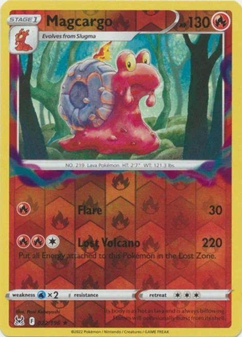 Magcargo #022 — Origine Perduta (Reverse Holo)