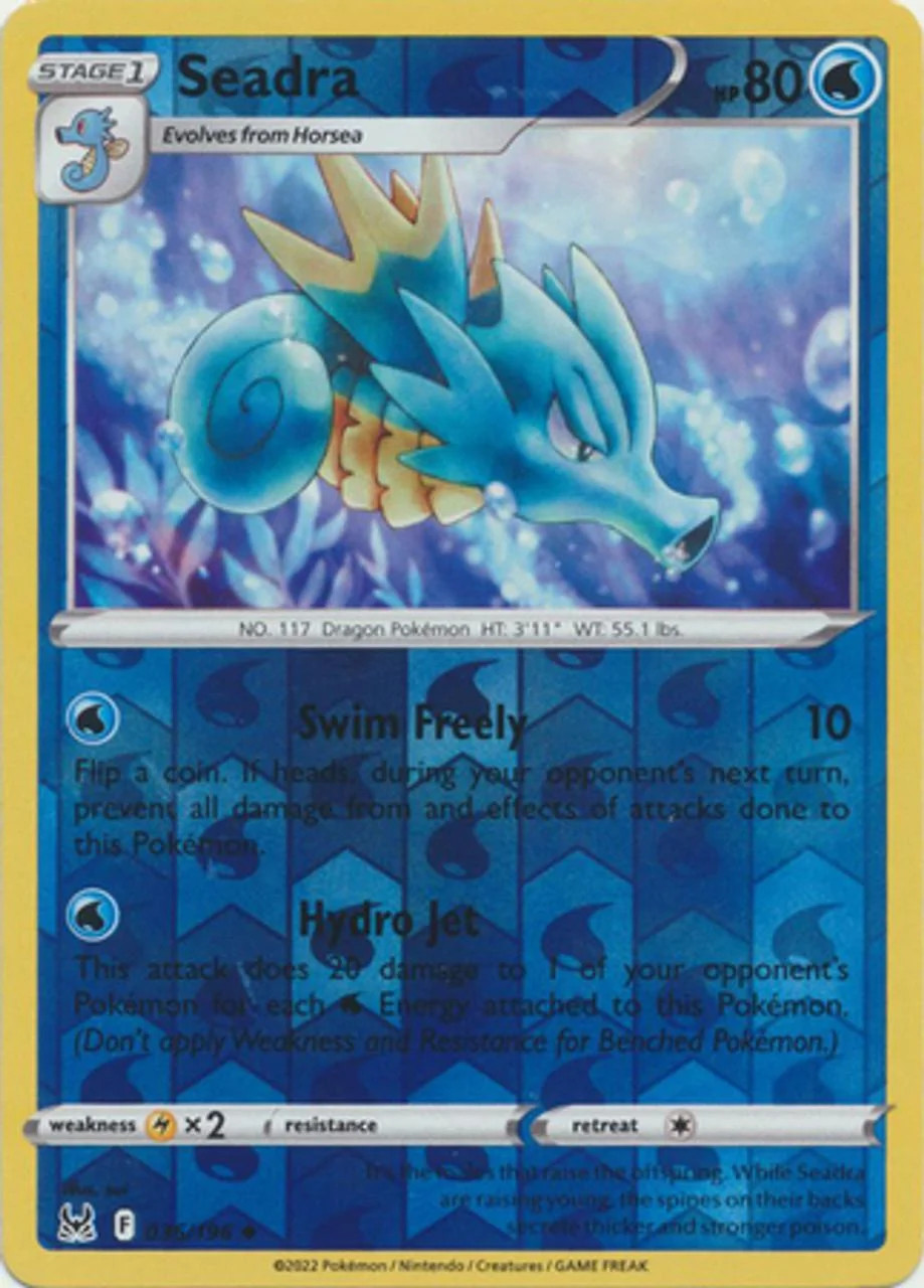 Seadra #036 — Origem Perdida (Reverse Holo)