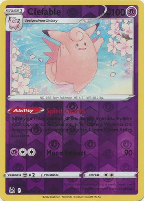 Clefable #063 — Origem Perdida (Reverse Holo)