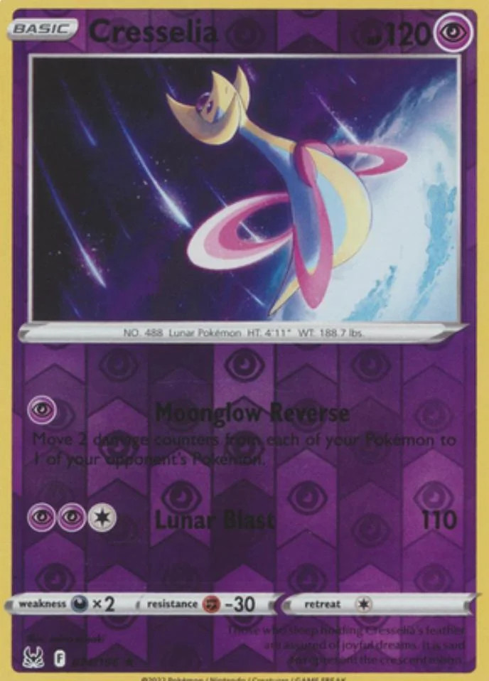 Cresselia #074 — Origine Perduta (Reverse Holo)