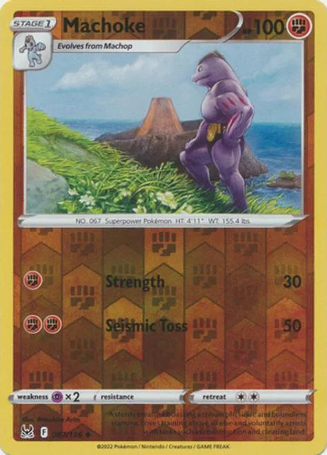 Machoke #087 — Origem Perdida (Reverse Holo)