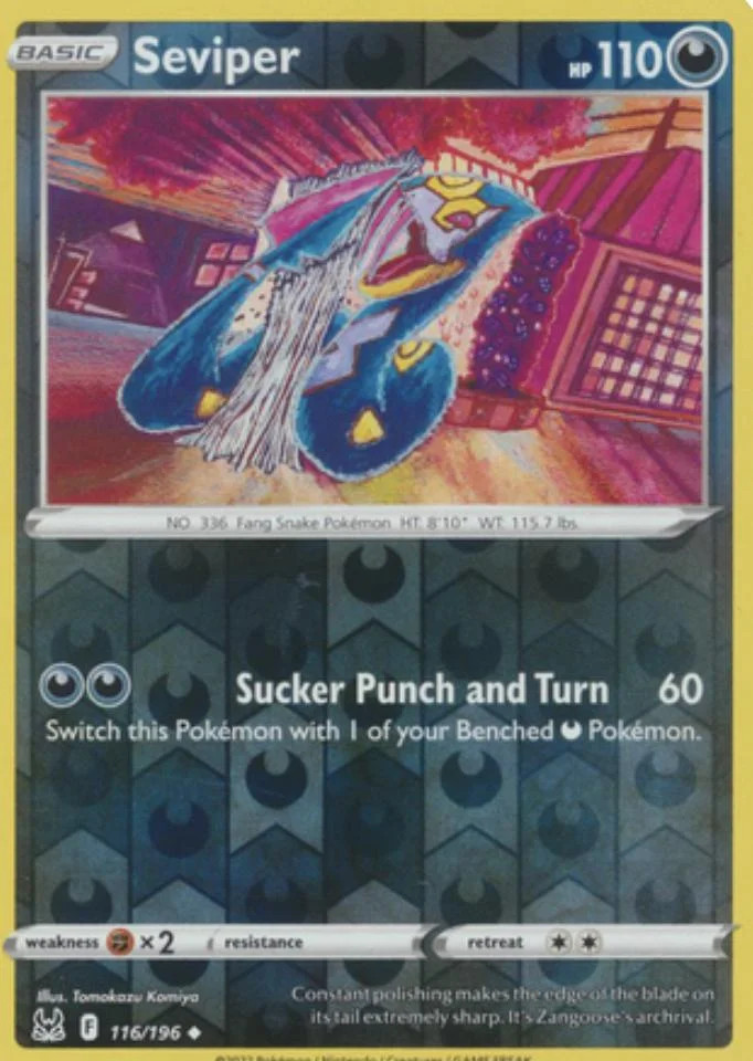 Seviper #116 — Origem Perdida (Reverse Holo)