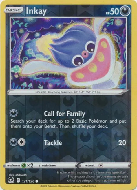 Inkay #121 — Origine Perduta (Reverse Holo)