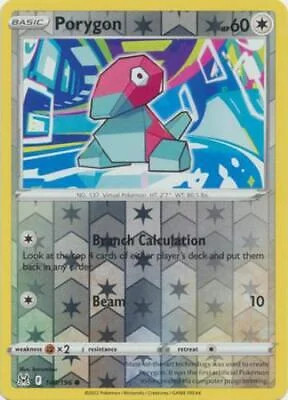 Porygon #140 — Origen Perdido (Reverse Holo)