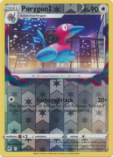 Porygon2 #141 — Origem Perdida (Reverse Holo)