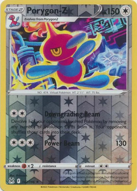 Porygon-Z #142 — Origine Perduta (Reverse Holo)