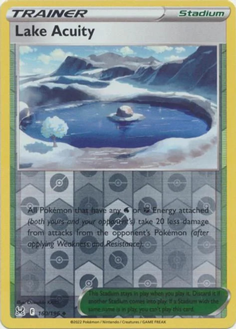 Lago Agudeza #160 — Origen Perdido (Reverse Holo)