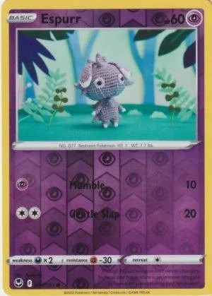 Espurr #081 — Silver Tempest (Reverse Holo)