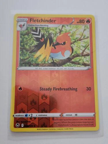 Fletchinder #028 — Tempestad Plateada (Reverse Holo)