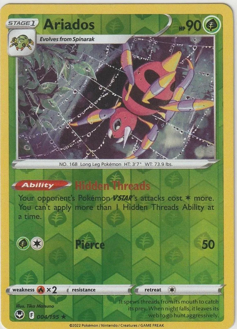 Ariados #004 — Silberne Sturmwinde (Reverse Holo)