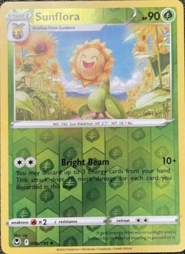 Sunflora #006 — Tempestad Plateada (Reverse Holo)