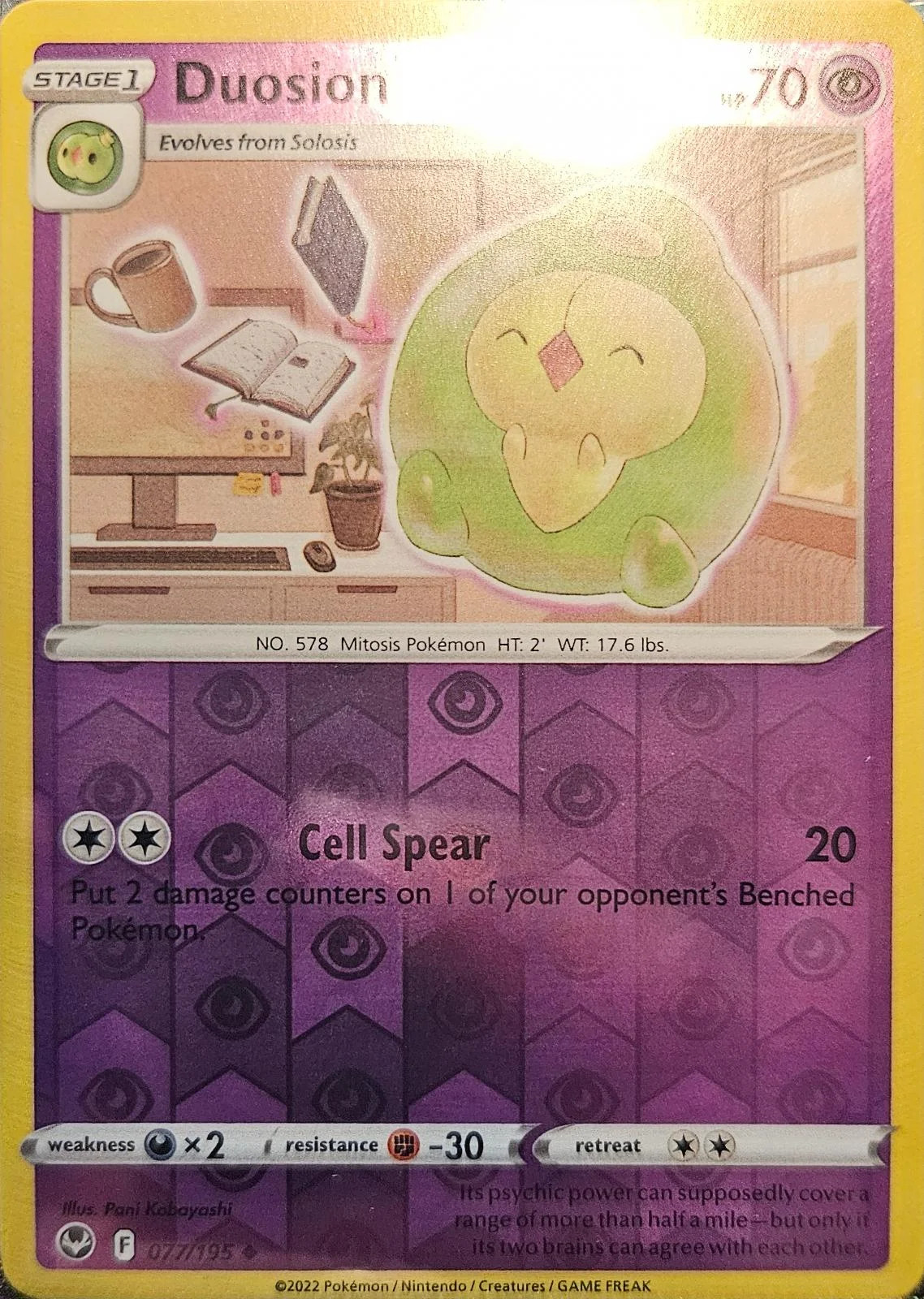 Duosion #077 — Tempestad Plateada (Reverse Holo)