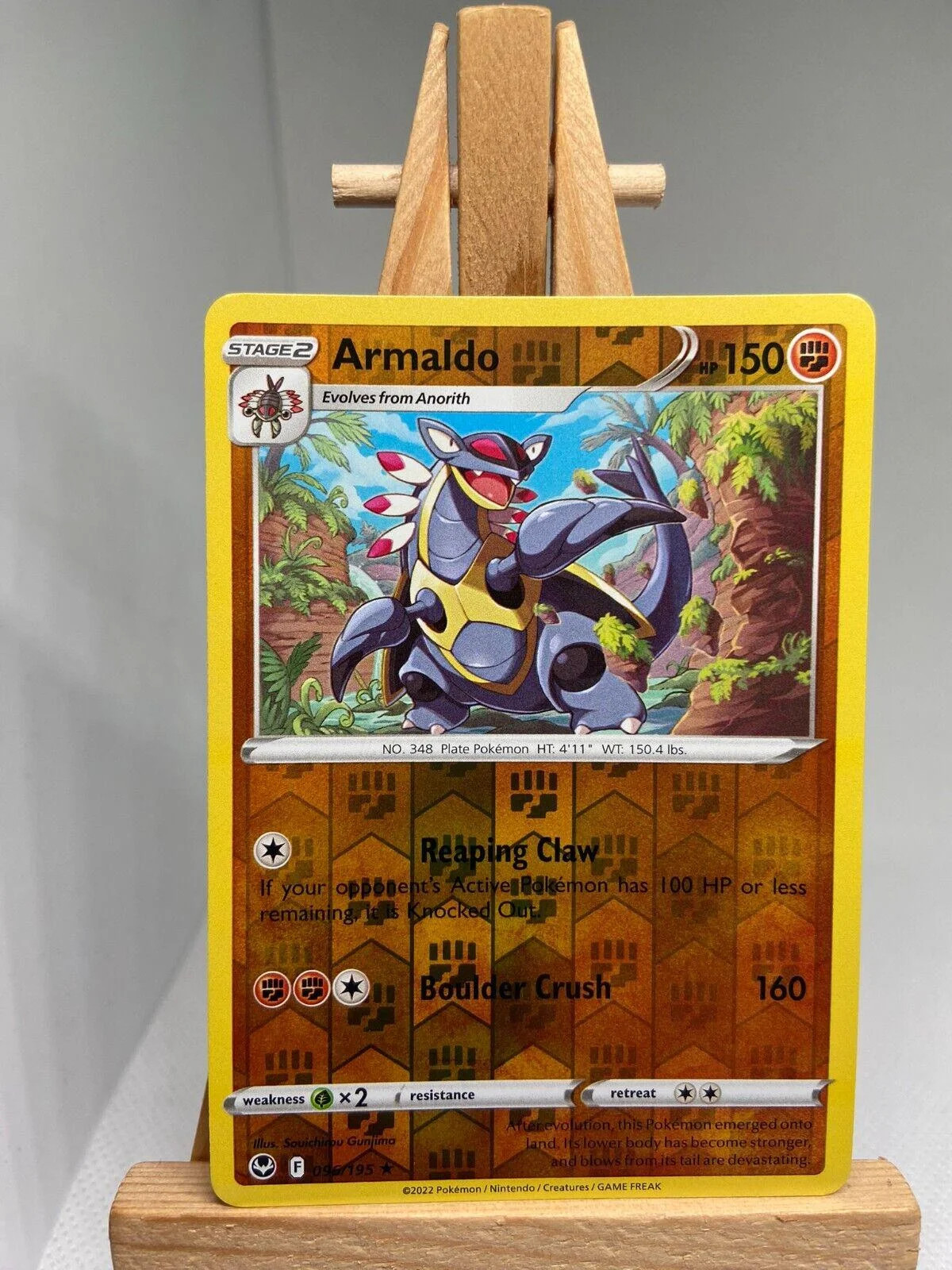 Armaldo #096 — Tempestad Plateada (Reverse Holo)