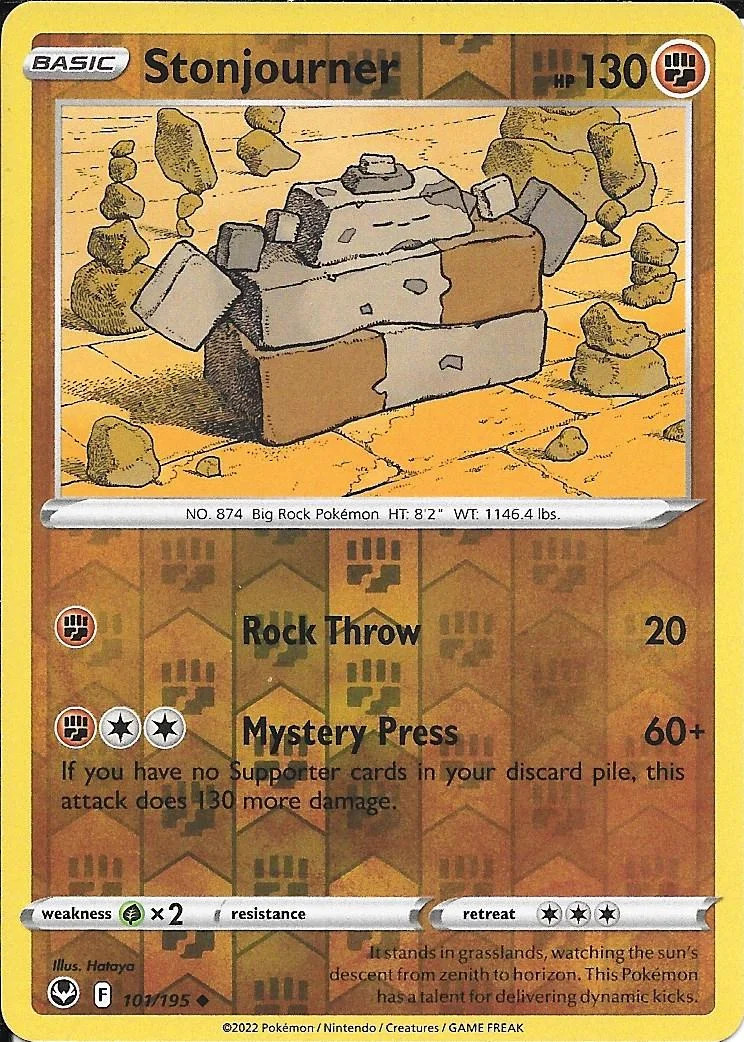 Stonjourner #101 — Tempestad Plateada (Reverse Holo)
