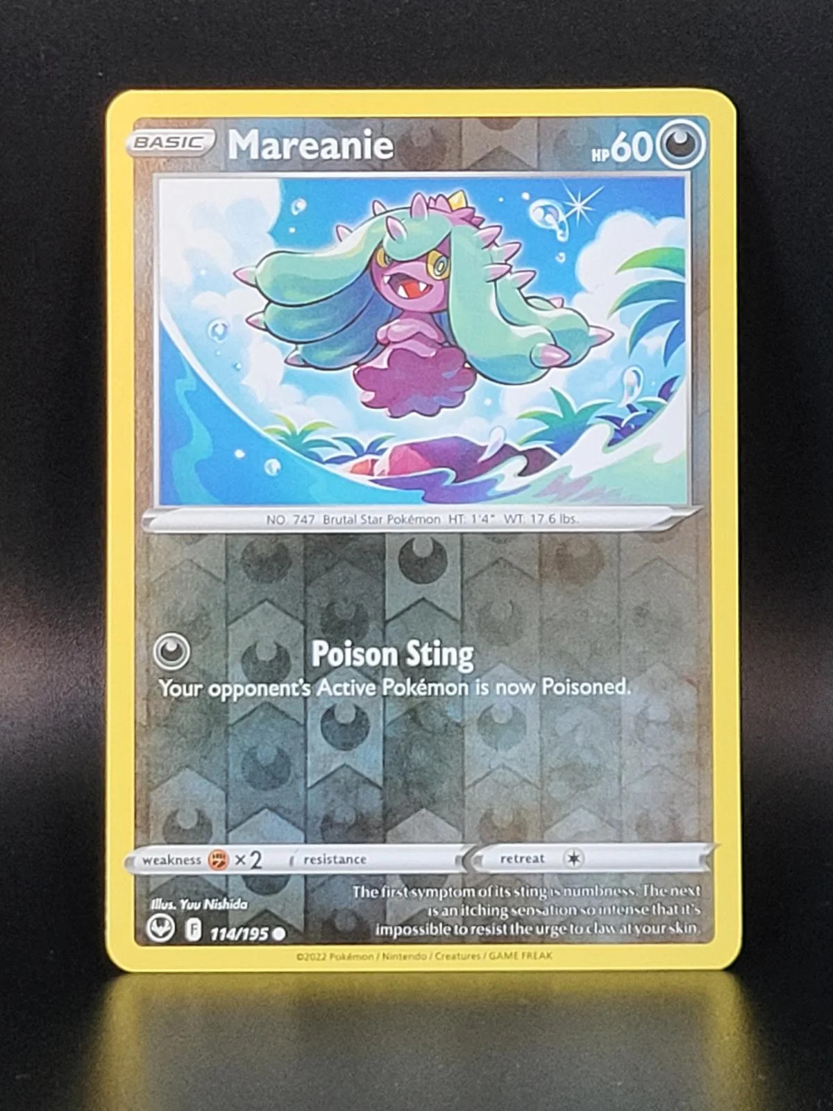 Mareanie #114 — Tempestad Plateada (Reverse Holo)