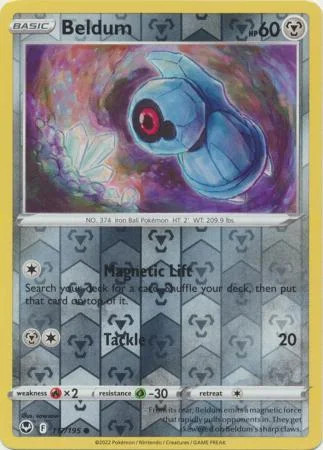 Beldum #117 — Tempestad Plateada (Reverse Holo)