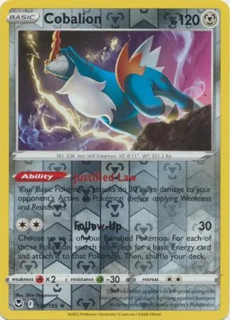 Cobalion #126 — Tempestade Prateada (Reverse Holo)