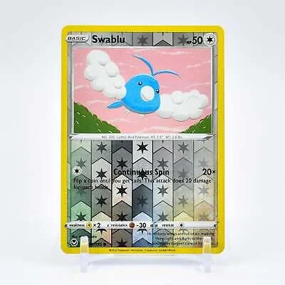 Swablu #142 — Tempestad Plateada (Reverse Holo)