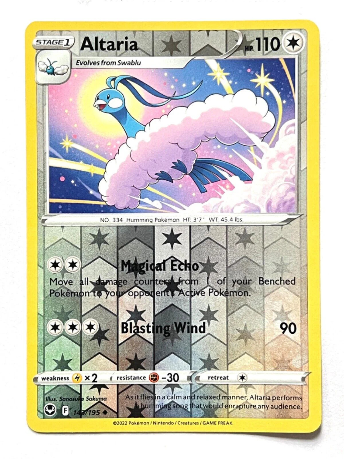 Altaria #143 — Silberne Sturmwinde (Reverse Holo)